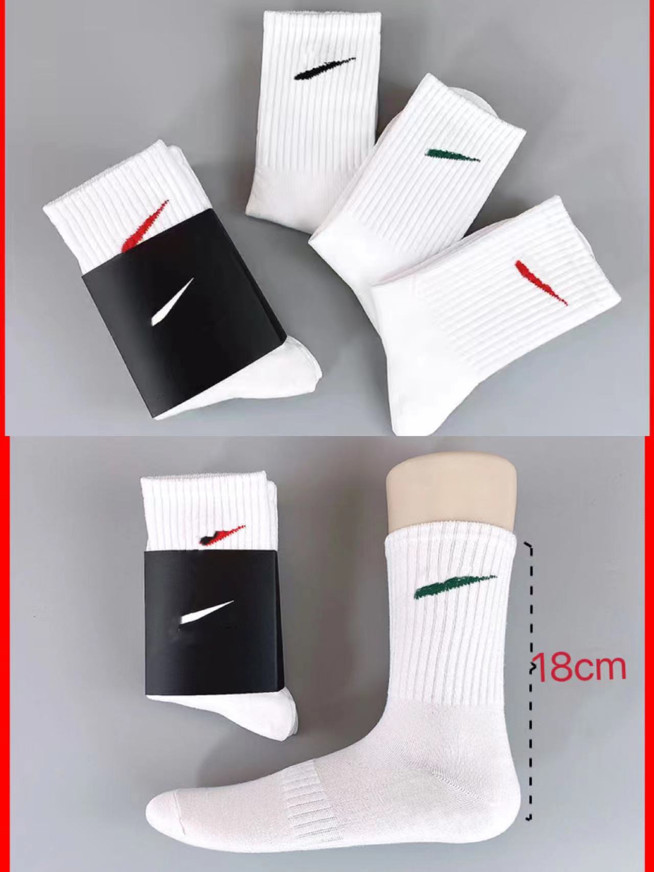 Mens Womens Socks Pure Cotton Classic Long Tube Breathable Anti Odor Mix NK Soccer Basketball Sports Socks, No.1
Mens Womens Socks Pure Cotton Classic Long Tube Breathable Anti Odor Mix NK Soccer Basketball Sports Socks, No.1