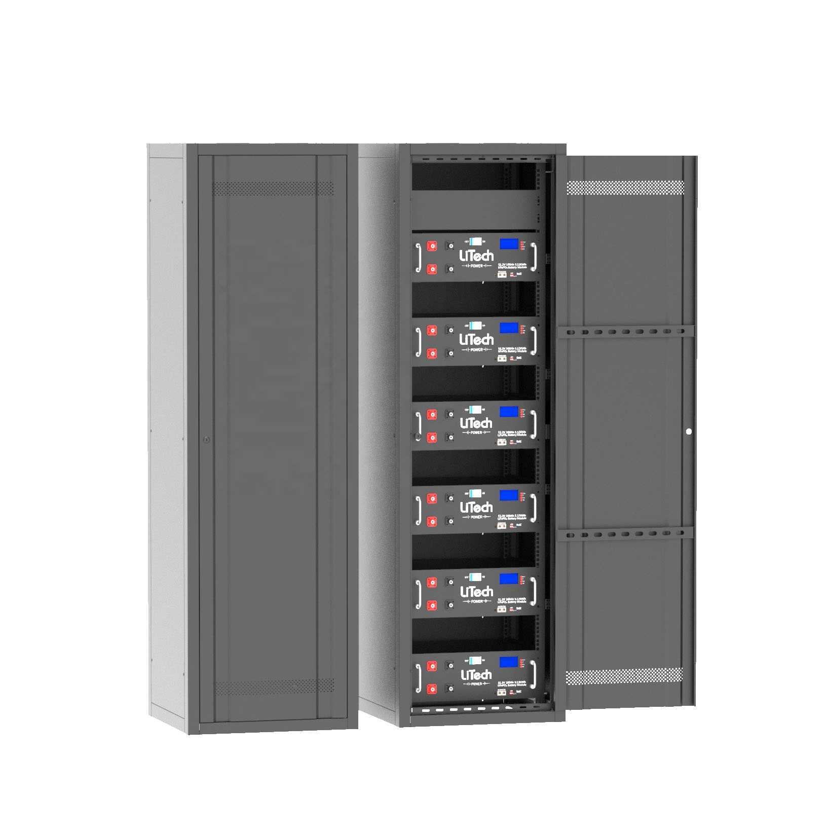 LiTech 48V 100Ah LiFePO4 Battery 51.2V 100Ah for Electric Home Energy Storage System