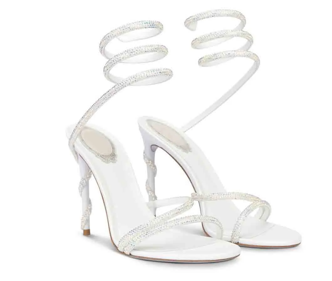 Renes-caovillas Morgana Sandals Luxurious Shoes Gold Crystal Snake Wrapped Black High Heels Suede Leather Lady Gladiator Sandalias Dress
Renes-caovillas Morgana Sandals Luxurious Shoes Gold Crystal Snake Wrapped Black High Heels Suede Leather Lady Gladiator Sandalias Dress