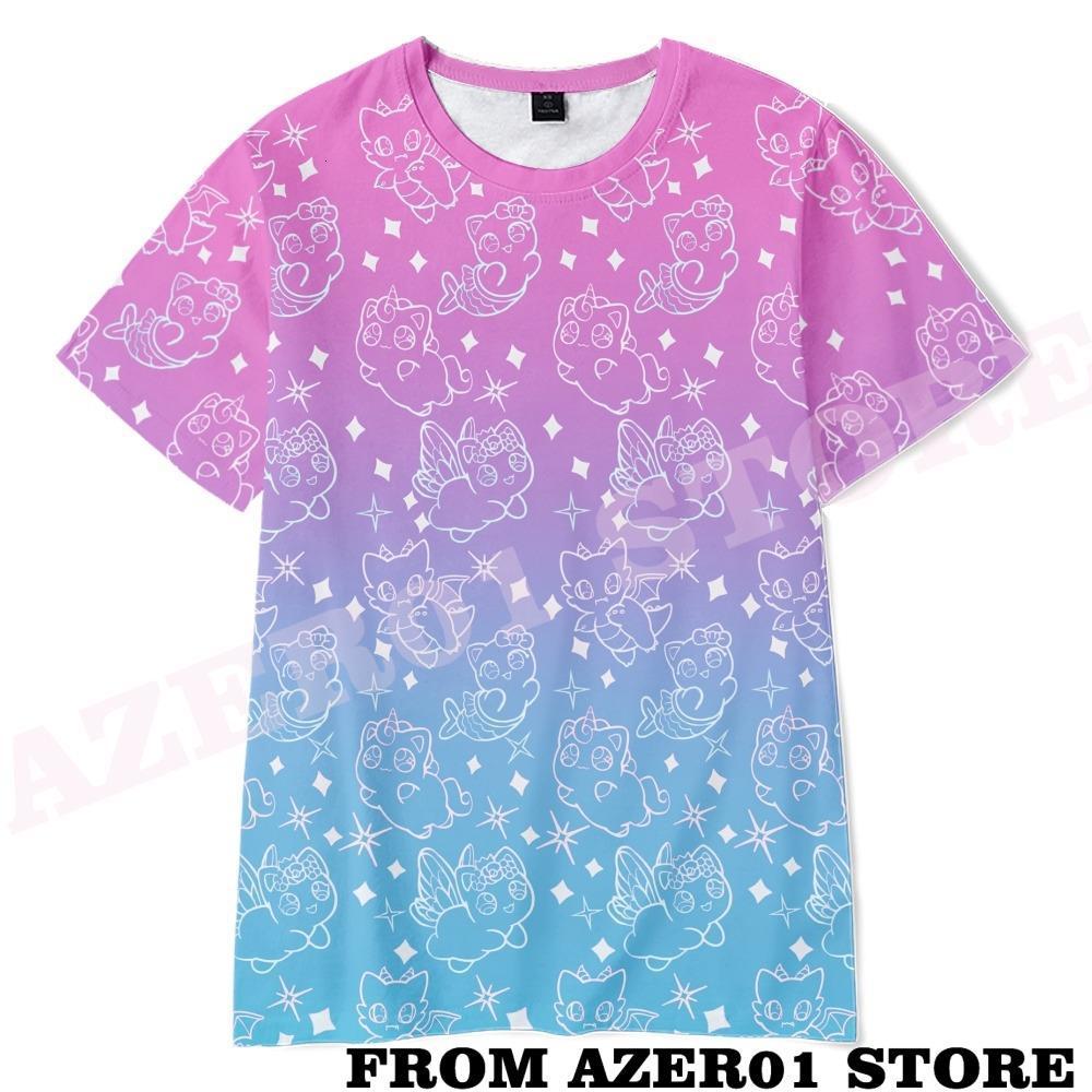 Mens Tracksuits Aphmau Fantasy Loungewear Set Print Suit Tshirt Tee Pant Two Piece Street Pants Sweatshirt Hoodies 230303