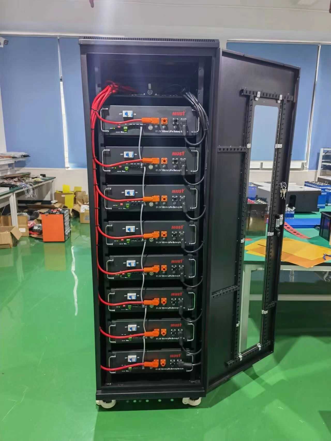 MUST EU OEM Grade A 10kw 12v 50ah CATL EVE Baterias Rack BMS Lithium Powerwall Original BYD 3.2v 10kwh 48v Lifepo4 Battery 100ah