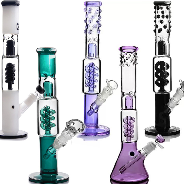 Hookahs BIG Glass Bong spiral percolator Freezable coil condenser heady oil rig Smoke water pipes Functions With 14mm Bowl
Hookahs BIG Glass Bong spiral percolator Freezable coil condenser heady oil rig Smoke water pipes Functions With 14mm Bowl