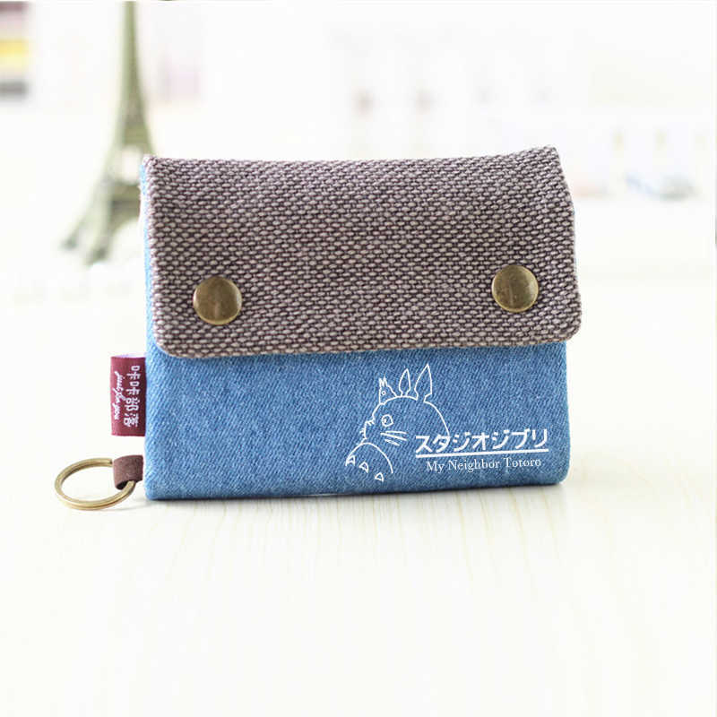 Wallets Cartoon Cat Casual Canvas Student Wallet Zipper Short Design Coin PurseL230303