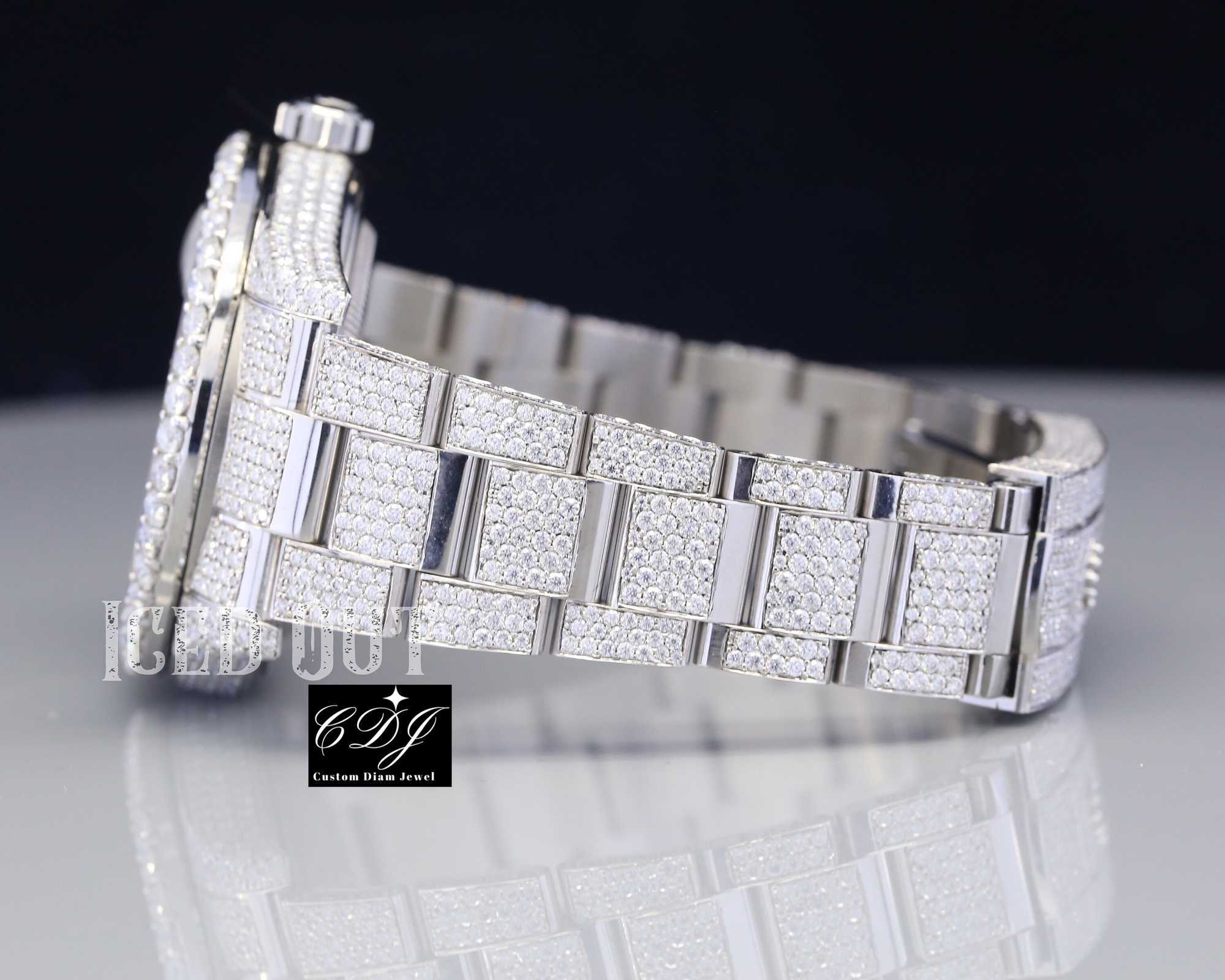 2023VVS Moissanite Diamond Iced Out Watch Round Arabic Dial Luxury Bust Down Hip Hop Watch Stainls S
2023VVS Moissanite Diamond Iced Out Watch Round Arabic Dial Luxury Bust Down Hip Hop Watch Stainls S