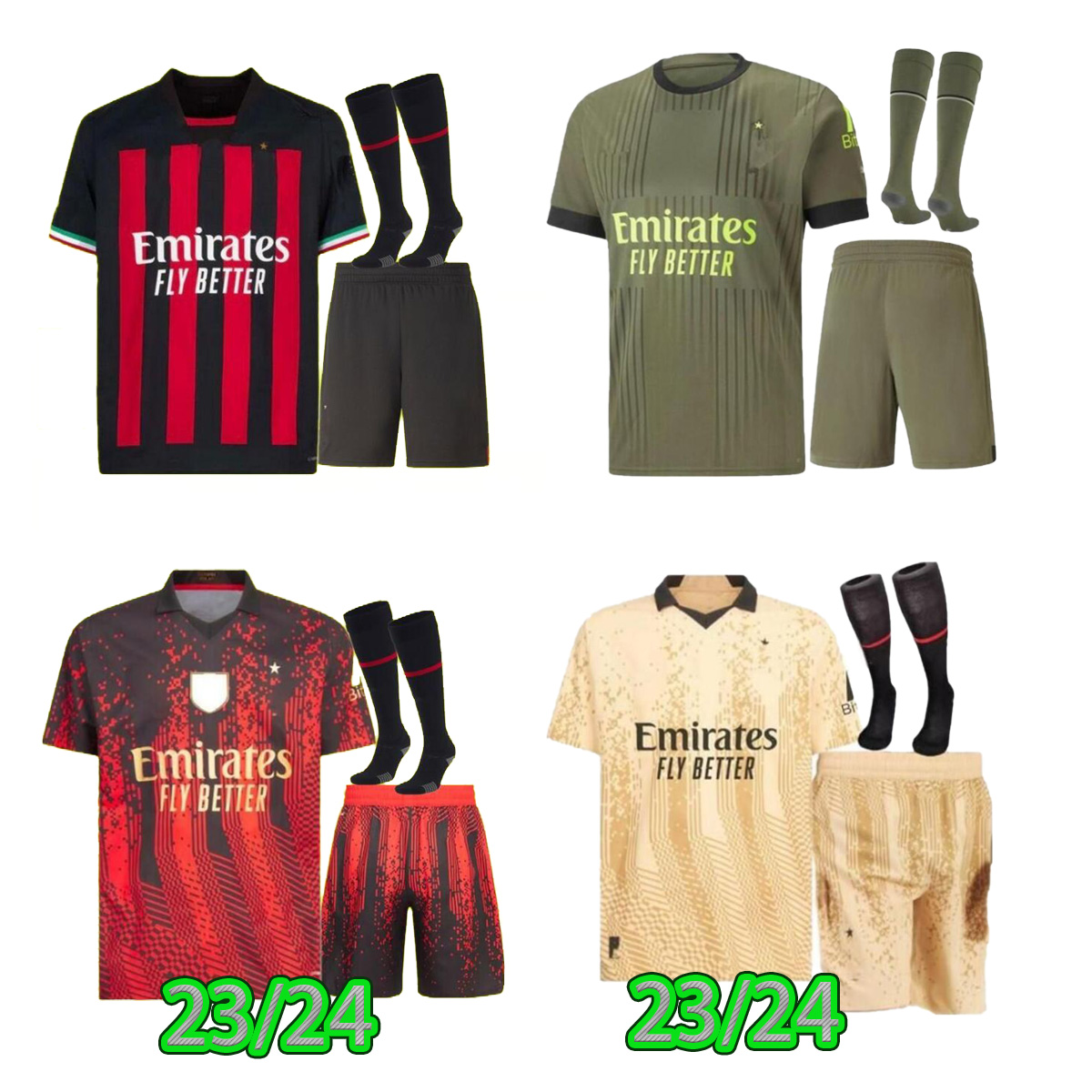 2023 2024 IBRAHIMOVIC Soccer Jerseys AC MILANS 23 24 KOCHE Fourth GIROUD TONALI THEO R.LEAO ROMAGNOLI S.CASTILLEJO SAELEMAEKERS Men Kids Kits Jerseys shorts socks
2023 2024 IBRAHIMOVIC Soccer Jerseys AC MILANS 23 24 KOCHE Fourth GIROUD TONALI THEO R.LEAO ROMAGNOLI S.CASTILLEJO SAELEMAEKERS Men Kids Kits Jerseys shorts socks