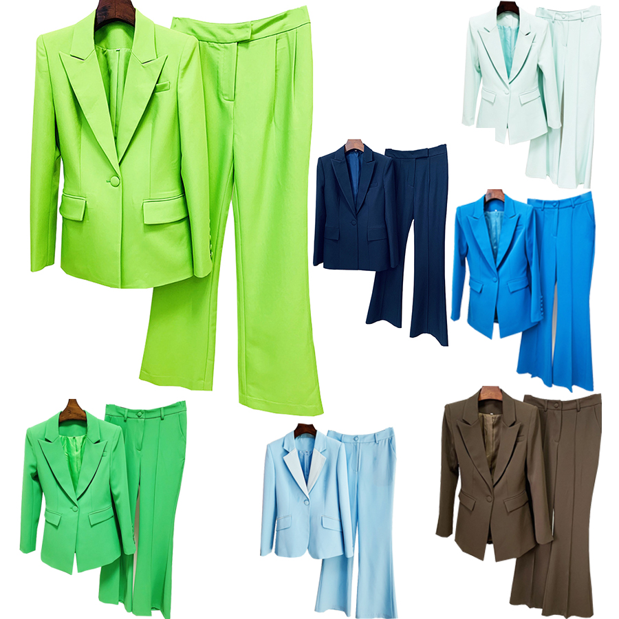 Womens Two Pcs Pants Sets Slim Blazer Suits Set Solid Colors Fashion Office Busines Clothes Plus Sizes S to XXL, 14
Womens Two Pcs Pants Sets Slim Blazer Suits Set Solid Colors Fashion Office Busines Clothes Plus Sizes S to XXL, 14