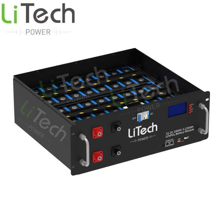 LiTech 100kWh 200kWh 500kWh 1MW Solar system LiFePO4 Lithium ion Batteries Container Energy Storage System