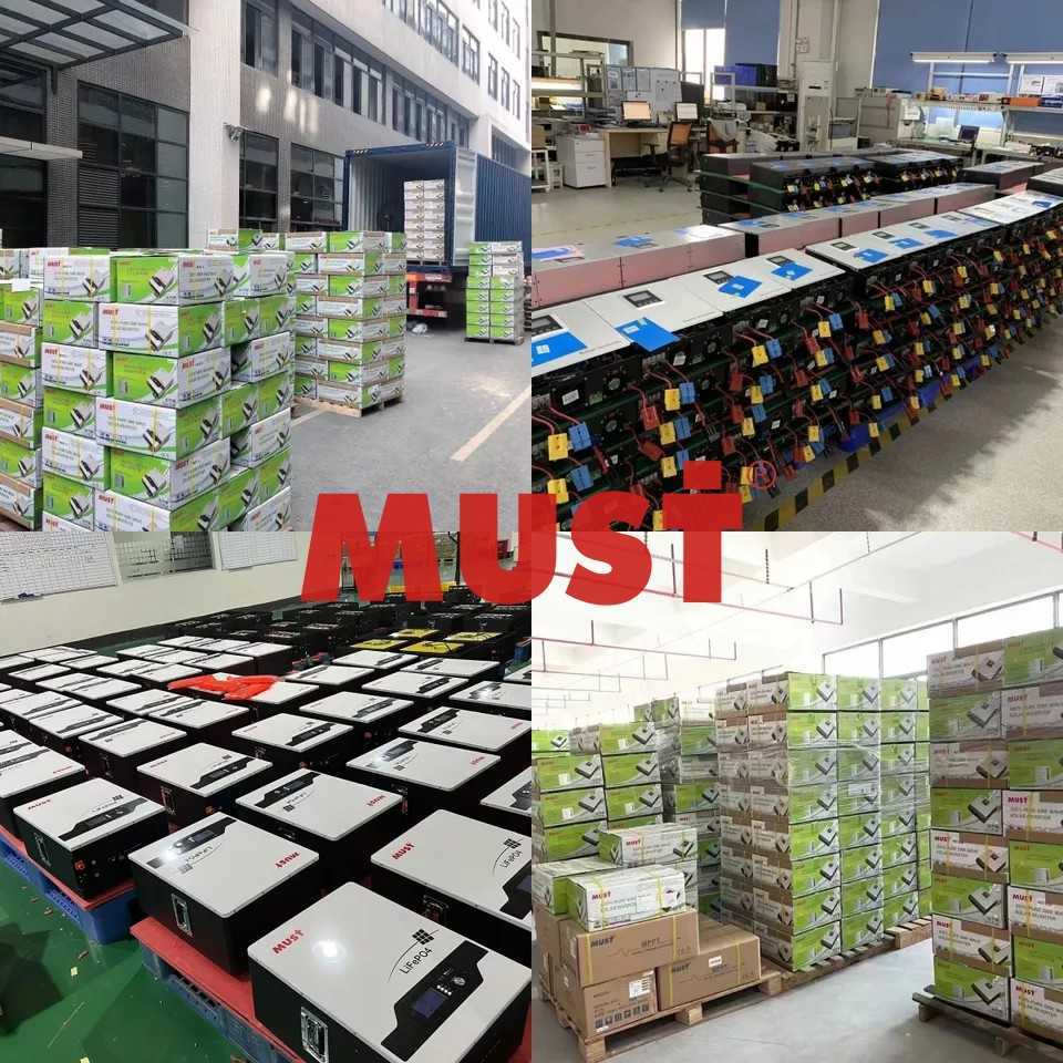 MUST EU Stock Ukraine CATL BYD Home 5kwh 10kwh 15kw Lithium-ion Rack 51.2v 200ah 300ah 24v 12v 100ah 48v Lifepo4 Battery 100ah