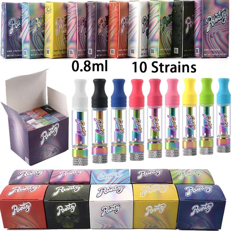Runty Carts Atomizers Empty Vape Pen Cartridges 0.8ml Ceramic Coil Cartridge Glass Tank Oil Wax Vaporizer E Cigarette 510 Thread 10 Strains Dazzle Colors
Runty Carts Atomizers Empty Vape Pen Cartridges 0.8ml Ceramic Coil Cartridge Glass Tank Oil Wax Vaporizer E Cigarette 510 Thread 10 Strains Dazzle Colors