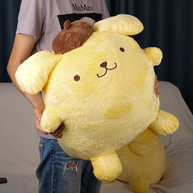 Plush Dolls Chubby Big Size 50cm PomPomPurin Stuffed Plush Toys Lovely Gifts For Kids Super Soft Pom Purin Plush Doll Room Decoration 230303