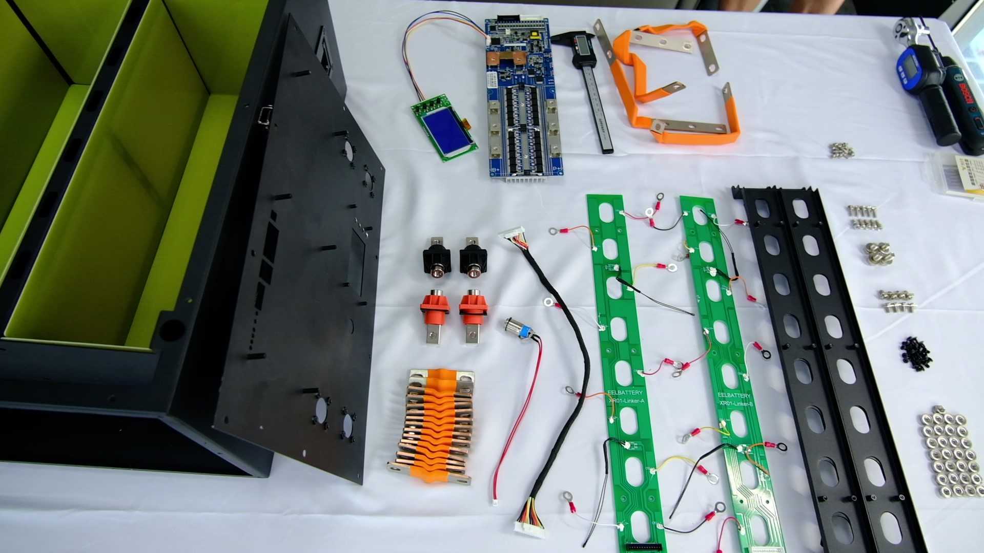 EEL DIY lifepo4 case 5kwh 10kwh 15kwh with seplos bms for energy storage system lithium ion cell catl 280ah lifepo4 kit 48V 16S