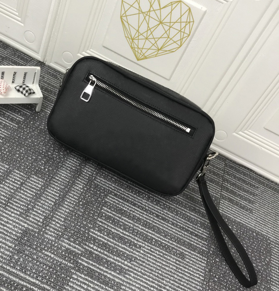Fashion designer mens clutch bags luxury KASAI purse womens leather wallets Highs quality monograms Damier Graphite handbag card holders original mini bag