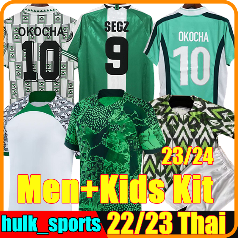 22/23 Nigerian soccer jerseys concept fans player version OKOCHA KANU BABAYARO WEST IHEANACHO VINTAGE FINIDI AMOKACHI 94 96 98 1994 1996 1998 retro football Shirt, Niriliya 22-23 home
22/23 Nigerian soccer jerseys concept fans player version OKOCHA KANU BABAYARO WEST IHEANACHO VINTAGE FINIDI AMOKACHI 94 96 98 1994 1996 1998 retro football Shirt, Niriliya 22-23 home