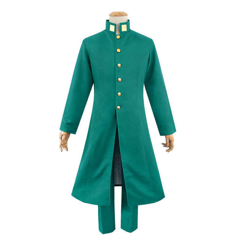 Anime Costumes Anime JoJo JoJo's Bizarre Adventure Cosplay Noriaki Kakyoin Cosplay Come Anime Cosplay Outfits Suits Halloween Party Comes Z0301
