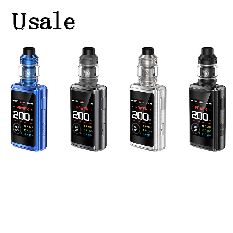 Geekvape Z200 Kit 5.5ml Z Sub-Ohm 2021 Tank with 200W Mod 2.4-inch AS-Chip 3.0 Vape Device 100% Original, Blue
Geekvape Z200 Kit 5.5ml Z Sub-Ohm 2021 Tank with 200W Mod 2.4-inch AS-Chip 3.0 Vape Device 100% Original, Blue