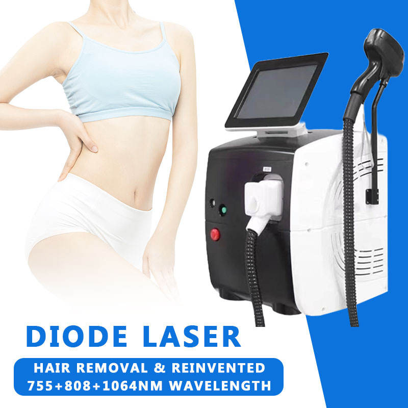Hair Removal Laser 808nm Diode Laser Diode Hair Removal Machine Triple Wave 755 808 1064 Diode Laser