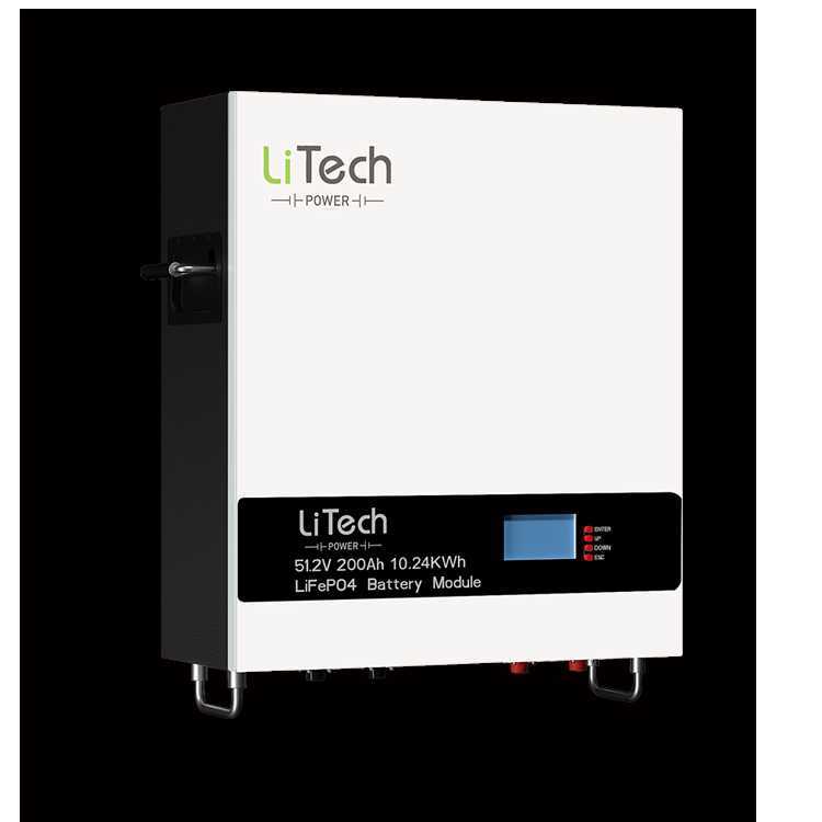 LiTech lifepo4 24v 200Ah Lithium-Ion Phosphate battery pack with akku for battery storage system