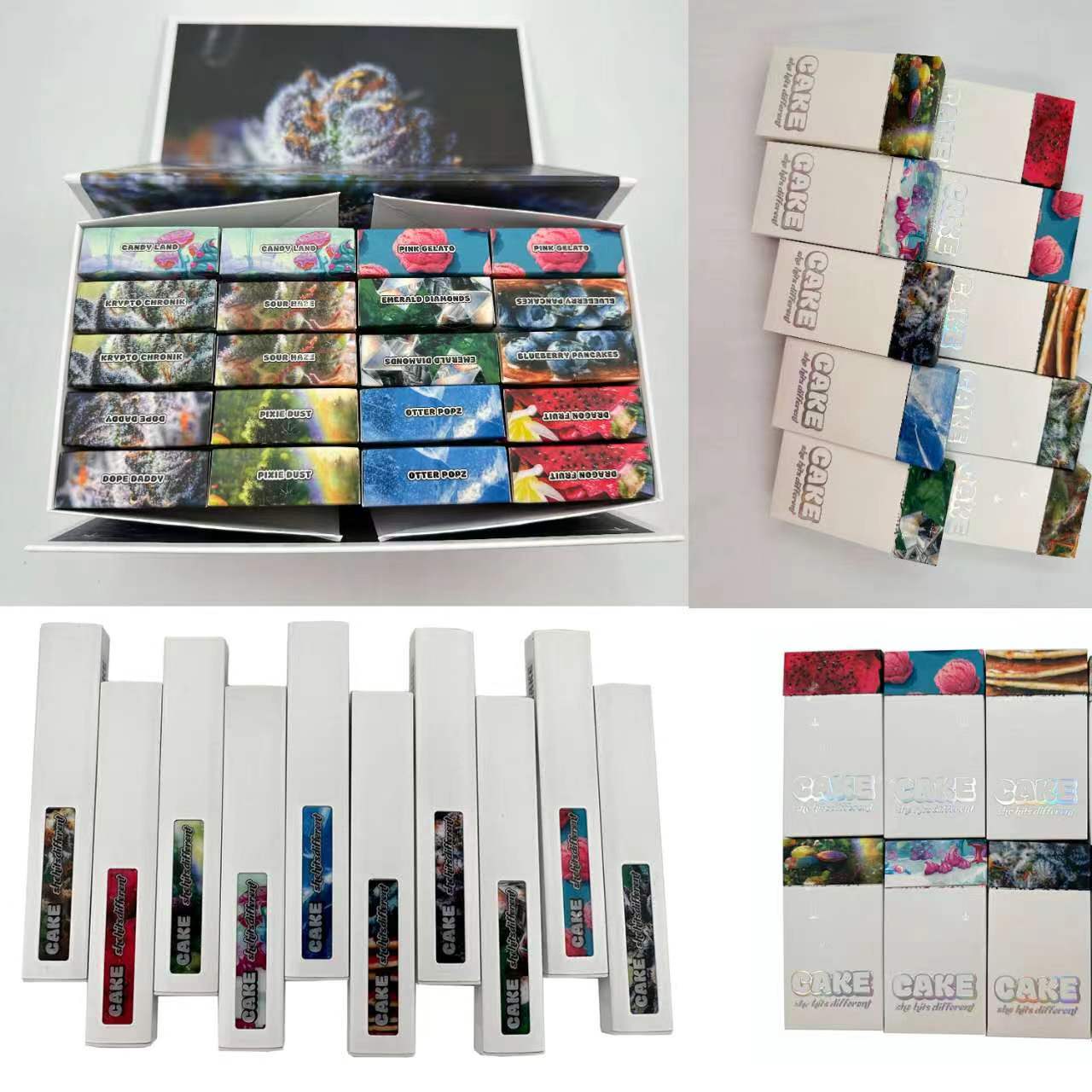 5th Generation Cake Pen Cake Disposable Vape Pen E Cigarette Rechargeable Battery 1ml Starter Kit Vapes Cartridges Empty Oil Carts Device Pods Vaporizer Pod 
5th Generation Cake Pen Cake Disposable Vape Pen E Cigarette Rechargeable Battery 1ml Starter Kit Vapes Cartridges Empty Oil Carts Device Pods Vaporizer Pod
