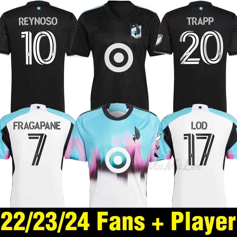 2023 2024 Minnesota United FC Soccer Jerseys TRAPP LOD DOTSON REYNOSO FRAGAPANE HUNOU 23 24 football shirt Fans Player version
2023 2024 Minnesota United FC Soccer Jerseys TRAPP LOD DOTSON REYNOSO FRAGAPANE HUNOU 23 24 football shirt Fans Player version