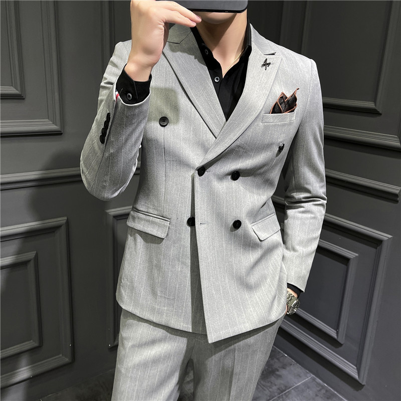 Men's Suits Blazers High-quality Suits Fit Casual Business Plus Size Formal Suits Men's Groom Groomsmen Dresses Ensemble Costume Homme 23030