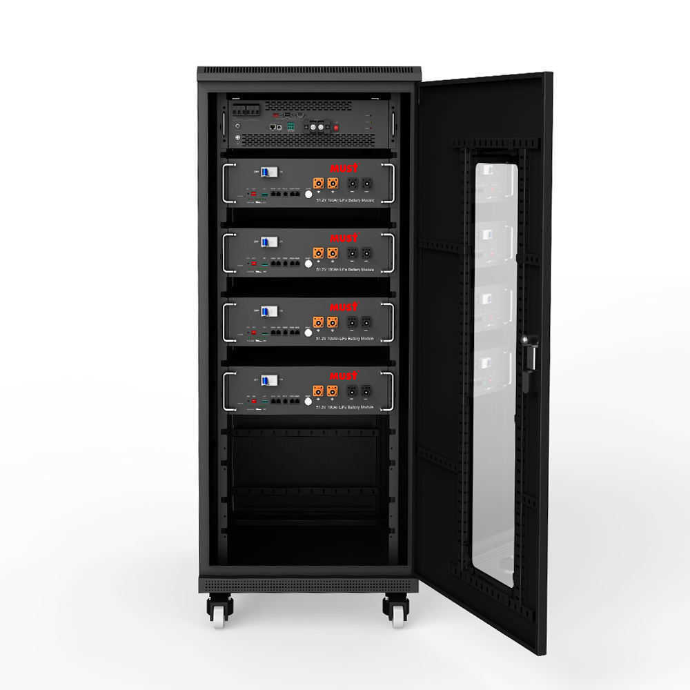 51.2V 600Ah HBP1800 RT Series Solar Energy Storage Off Grid Solar System Complete Rack Mount Mppt Solar Inverter