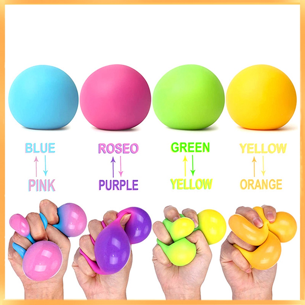 12pcs/lot Anti Stress Ball Toys 6cm Color Change Squeeze Ball Stress Pressure Relief Relax Novelty Fun Day Gifts Decompression Pressure Ball 1806
12pcs/lot Anti Stress Ball Toys 6cm Color Change Squeeze Ball Stress Pressure Relief Relax Novelty Fun Day Gifts Decompression Pressure Ball 1806