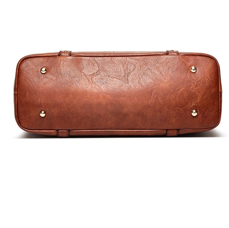 Fashion handbag Women's casual bag Solid tassel decorative shoulder bag