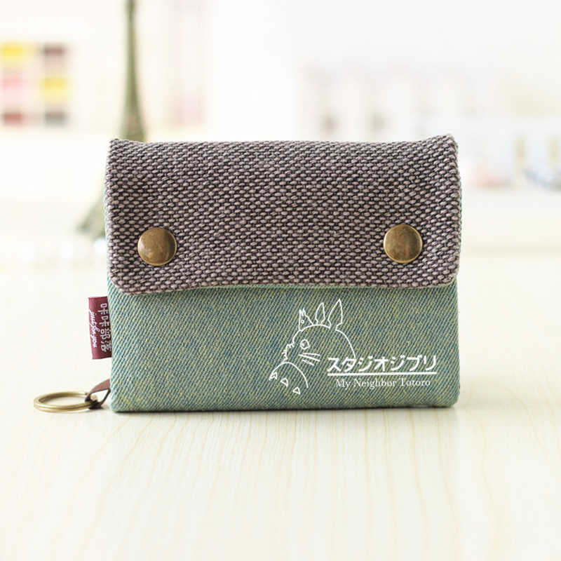 Wallets Cartoon Cat Casual Canvas Student Wallet Zipper Short Design Coin PurseL230303