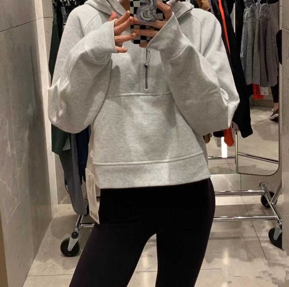 Lu Scuba Half Zip Hoodie Womens Yoga Suit Designer Lulus Hooded Sweatshirt Ladies Gym Sportswear Outdoor Sports Jogging Hoody Advanced design 23ess, Ruru 1
Lu Scuba Half Zip Hoodie Womens Yoga Suit Designer Lulus Hooded Sweatshirt Ladies Gym Sportswear Outdoor Sports Jogging Hoody Advanced design 23ess, Ruru 1