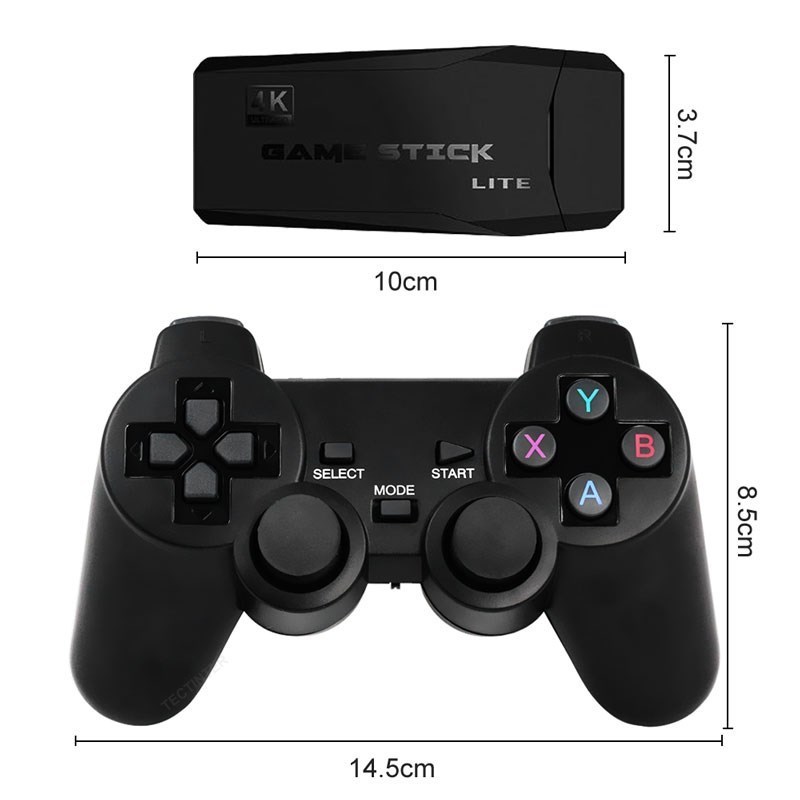 M8 TV Video Game Console 2.4G Double Wireless Controller Game Stick 4K 64G 20000 Games 32GB 3800 Game Retro Games For PS1/GBA Boy Christmas Gift Drops