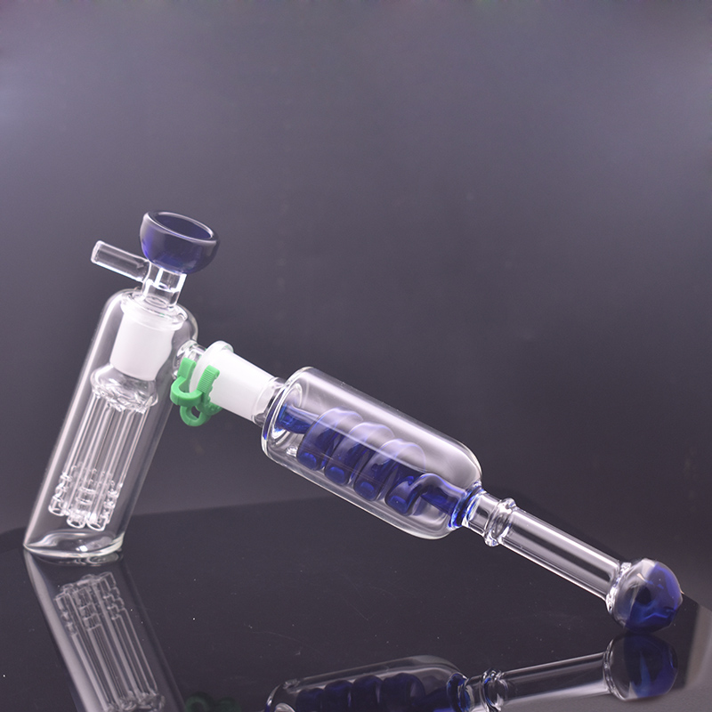 New Design Glass Bongs Smoking Hammer 6 Arms Perc Spiral Percolator Hookahs Bubbler Ash Catcher Water Pipe with 14mm Male Glass Oil Burner Pipes and Bowl
New Design Glass Bongs Smoking Hammer 6 Arms Perc Spiral Percolator Hookahs Bubbler Ash Catcher Water Pipe with 14mm Male Glass Oil Burner Pipes and Bowl