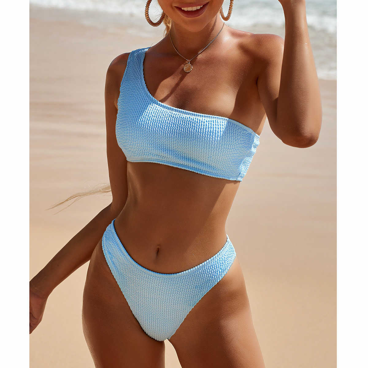 Women Swimsuits Female 2023 Sexy Bikini One Shoulder Bikinis Set High Waist Swimwear Biquini Swimming Suits Beachweawr Bather
Women Swimsuits Female 2023 Sexy Bikini One Shoulder Bikinis Set High Waist Swimwear Biquini Swimming Suits Beachweawr Bather