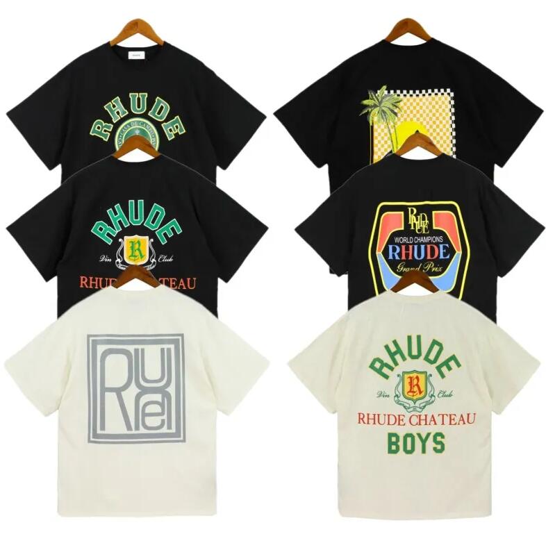 Top Craftsmanship Rhude Mens T Shirts summer Fashion designer tshirts Street Casual Short Sleeve Beach Style tees Cotton printing shirt 1-1, Add postage
Top Craftsmanship Rhude Mens T Shirts summer Fashion designer tshirts Street Casual Short Sleeve Beach Style tees Cotton printing shirt 1-1, Add postage