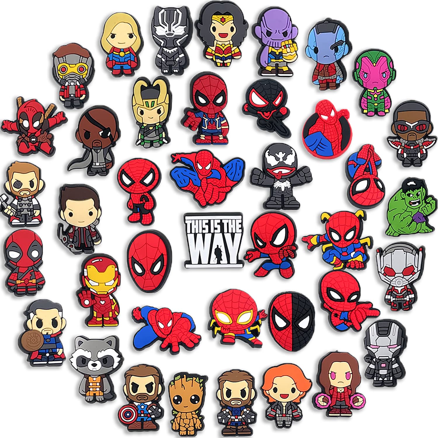 Shoe Parts Accessories Superhero jibitz Charms Pvc Cartoon Hero For Kids Teens Clog Sandals Bracelet Wristband Man Woman Party Favor. Otfkg
Shoe Parts Accessories Superhero jibitz Charms Pvc Cartoon Hero For Kids Teens Clog Sandals Bracelet Wristband Man Woman Party Favor. Otfkg