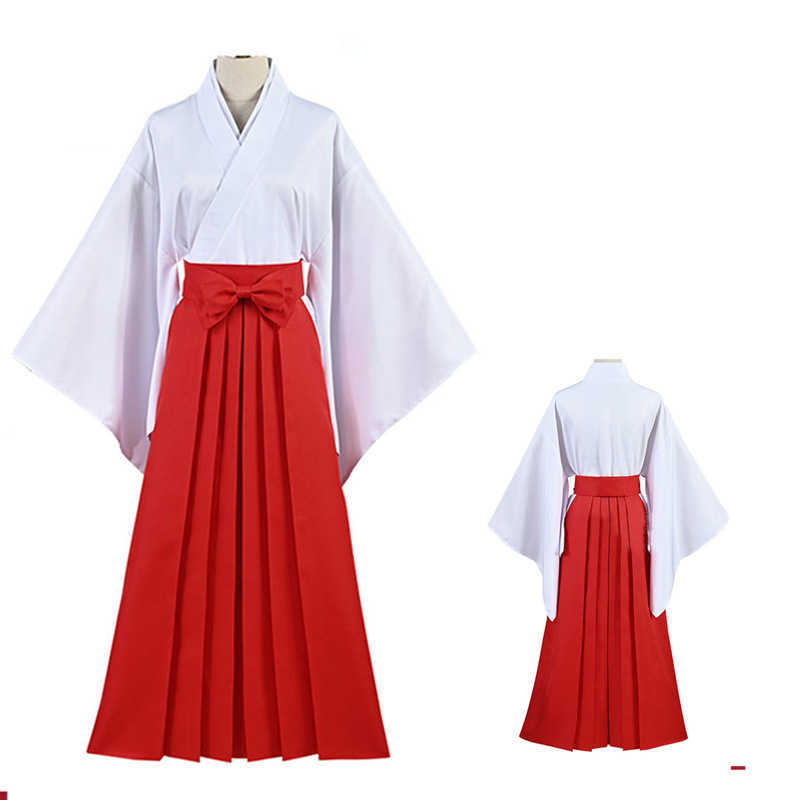 Anime Costumes Anime Jujutsu Kaisen Cosplay Come Iori Utahime Cosplay Kimono Dress Halloween Party Outfits Adult Woman Tops Red Skirt Z0301