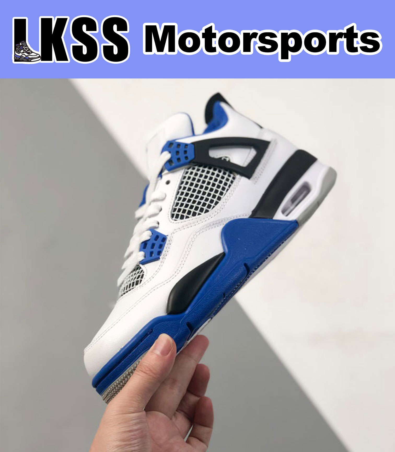 LKSS Motorsports Jumpman 4 4s Shoes OG Mens Basketball Sneaker Sports Sneakers, As pic