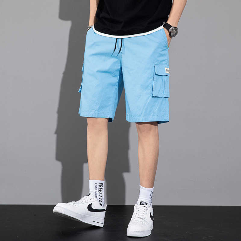 Brand Men Shorts Acitve Cargo Workout Jogger Sweatpants Fitness Mens Beach Board Short Quick-drying Breathable Sweat Dropship Z0303