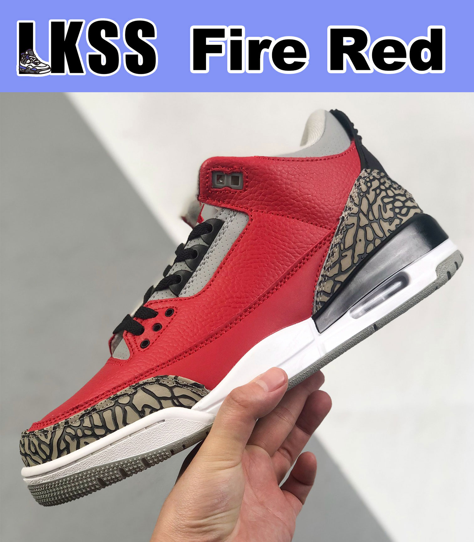 LKSS Fire Red Jumpman 3 3s Shoes 002 Mens Outdoor Sports Sneakers Pine Green Racer Blue Cool Grey UNC Court Purple Laser Orange Cardinal Hall Of Fame, As pic
LKSS Fire Red Jumpman 3 3s Shoes 002 Mens Outdoor Sports Sneakers Pine Green Racer Blue Cool Grey UNC Court Purple Laser Orange Cardinal Hall Of Fame, As pic