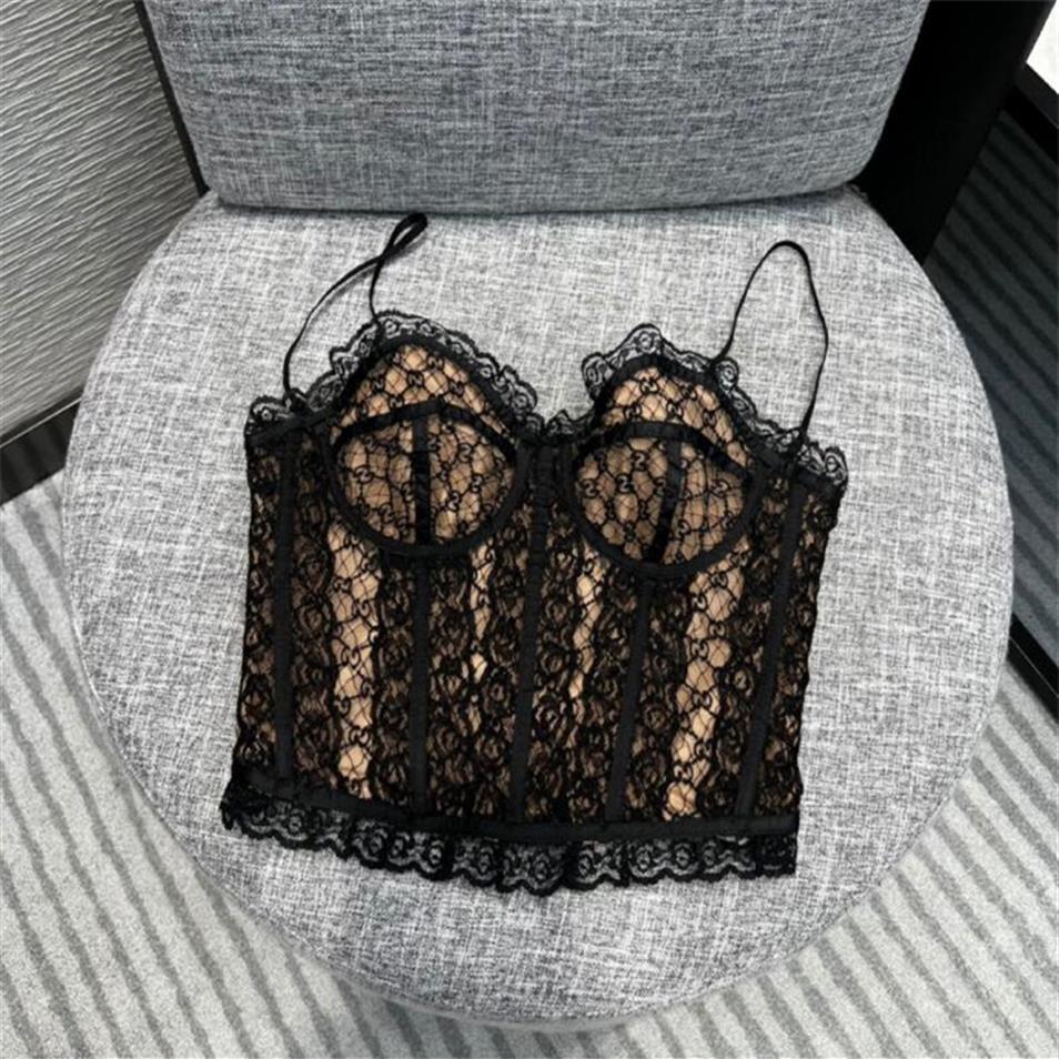 2022 spring embroidery sexy Women's Tanks Stunning light luxury Double G lace suspenders slim fishbone corset with a small sh276V, Black
2022 spring embroidery sexy Women's Tanks Stunning light luxury Double G lace suspenders slim fishbone corset with a small sh276V, Black