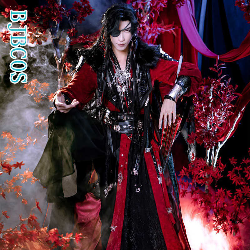 Anime Costumes Anime Heaven Official's Bless Hua Cheng Cosplay Tian Guan Ci Fu HuaCheng Come For Men And Women Chinese Traditional Cosplay Z0301