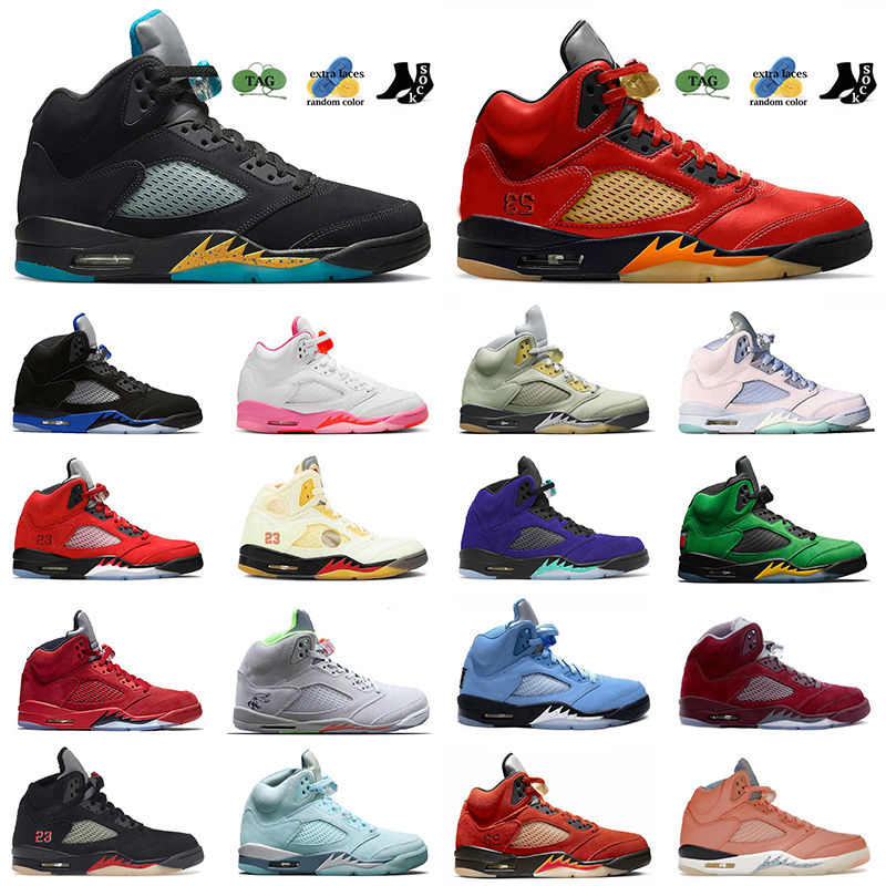 Jumpmans 5 5s Basketball Shoes Women Men Easter Aqua Unc University We The Best Crimson Bliss White Sail Sneakers Oregon Ducks Trainers Sports Classic With Socks 2023, A6 burgundy 40-47
Jumpmans 5 5s Basketball Shoes Women Men Easter Aqua Unc University We The Best Crimson Bliss White Sail Sneakers Oregon Ducks Trainers Sports Classic With Socks 2023, A6 burgundy 40-47