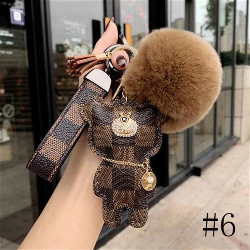 New Designer Key Chain With Box Mono Accessories Key Ring Leather Letter Pattern Christmas Gift To Her Purse High quality