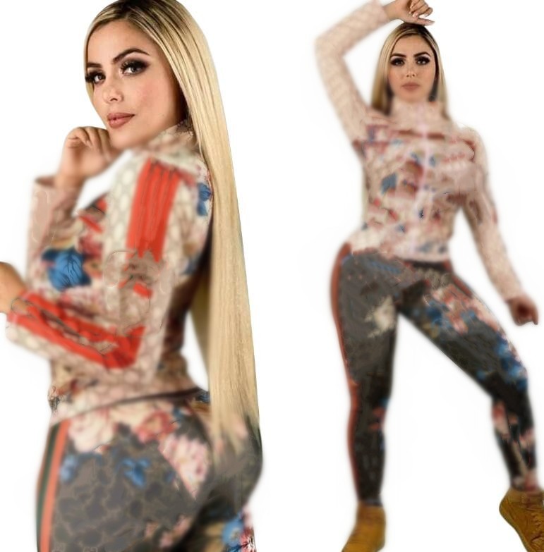 Women's Tracksuits Designer Casual Baseball Sport Set Cardigans Jacket Elastic Wiast Trousers 2 Peice Suits Zipper Tracksuits, 02
Women's Tracksuits Designer Casual Baseball Sport Set Cardigans Jacket Elastic Wiast Trousers 2 Peice Suits Zipper Tracksuits, 02
