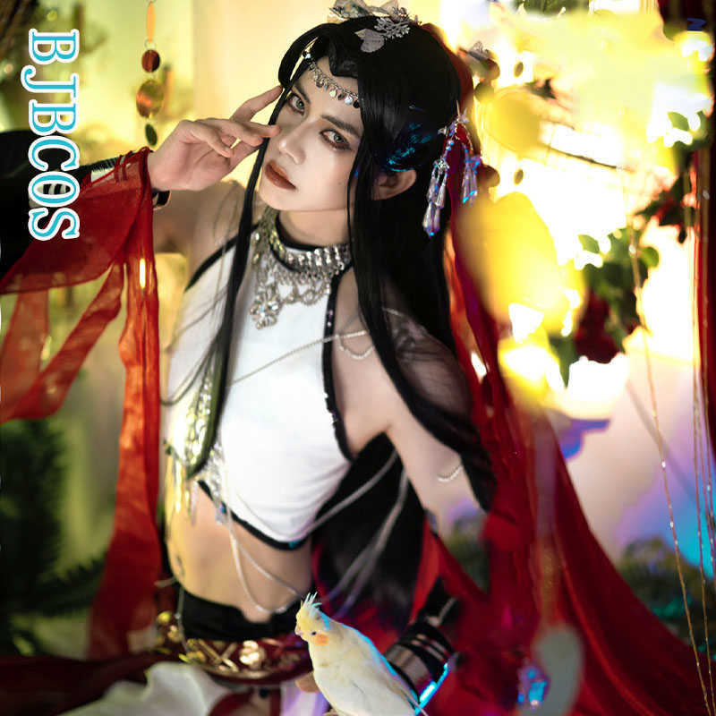 Anime Costumes Anime Heaven Official's Blessing Cosplay Xie Lian Cosplay Doujin XieLian Tian Guan Ci Fu mo dao zu shi Halloween cosplay wig Z0301