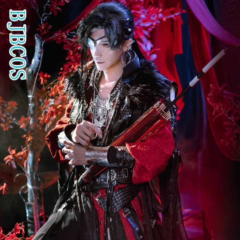 Anime Costumes Anime Heaven Official's Bless Hua Cheng Cosplay Tian Guan Ci Fu HuaCheng Come For Men And Women Chinese Traditional Cosplay Z0301