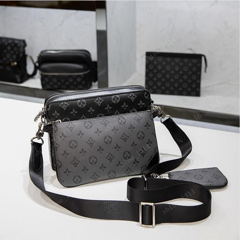 Handbags Men Leather TRIO Messenger Bags Luxury Shoulder Bag Make up Bag Louiseity Bags Viutonity LVS Designer Handbag Tote Man's bag, No bag
Handbags Men Leather TRIO Messenger Bags Luxury Shoulder Bag Make up Bag Louiseity Bags Viutonity LVS Designer Handbag Tote Man's bag, No bag