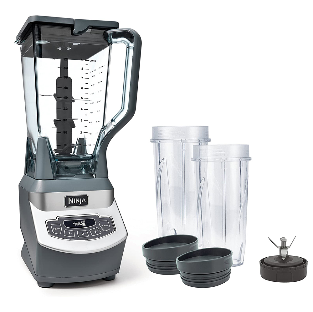 Ninja BL660 Professional Compact Smoothie & Food Processing Blender, 1100-Watts Juicers, 3 Functions for Frozen Drinks, Smoothies, Sauces
Ninja BL660 Professional Compact Smoothie & Food Processing Blender, 1100-Watts Juicers, 3 Functions for Frozen Drinks, Smoothies, Sauces