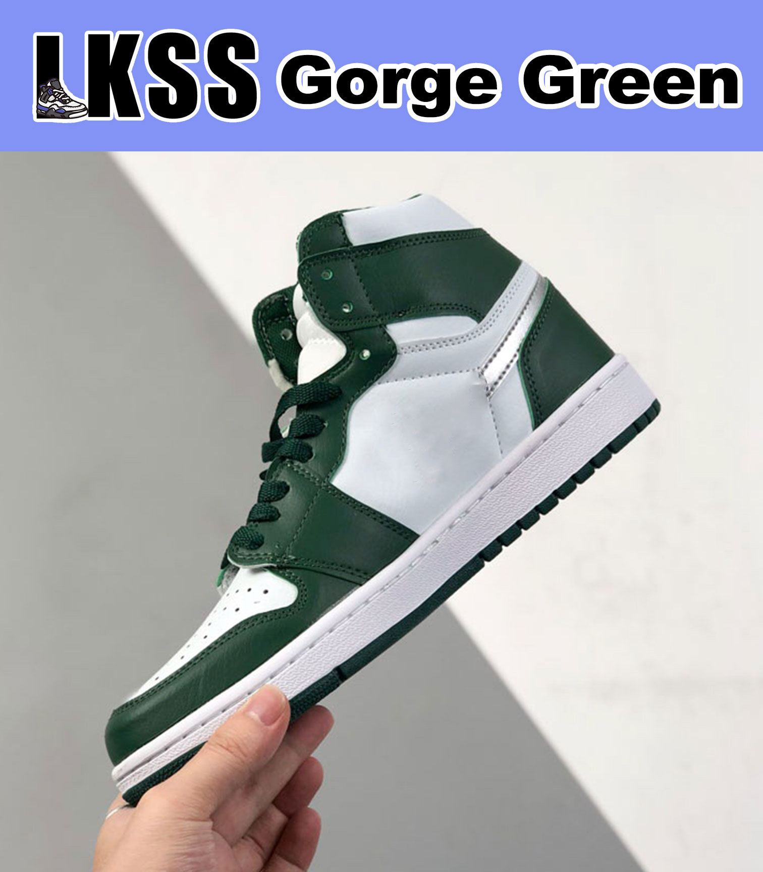 LKSS Gorge Green Jumpman 1 1s Shoes OG Mens Basketball Sneaker Sports Sneakers, As pic
LKSS Gorge Green Jumpman 1 1s Shoes OG Mens Basketball Sneaker Sports Sneakers, As pic