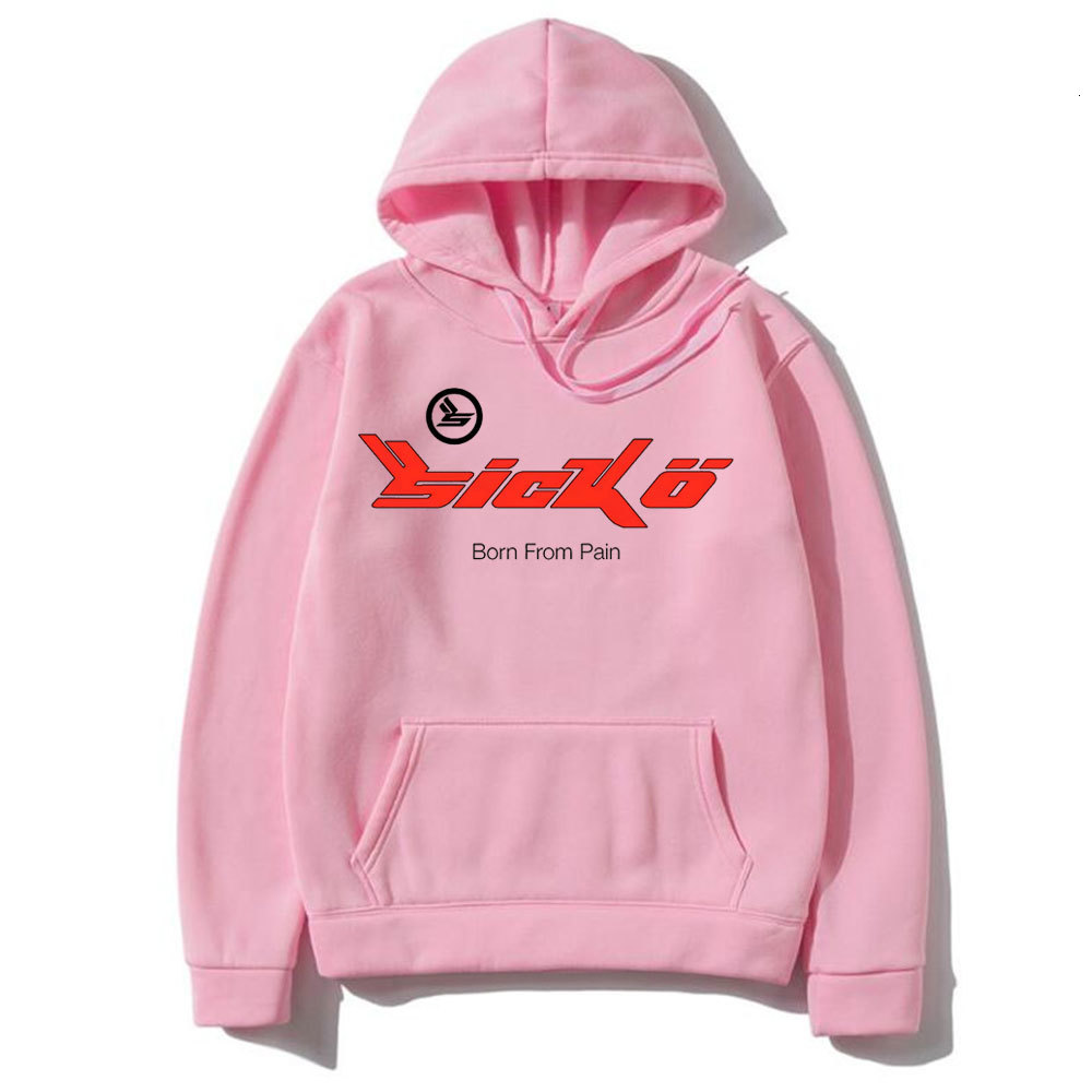 Men s Hoodies Sweatshirts Sicko Born From Pain Hoodie Men Women Fashion Casual Harajuku Man Cotton Sweatshirt Oversized Loose Hooded 230302