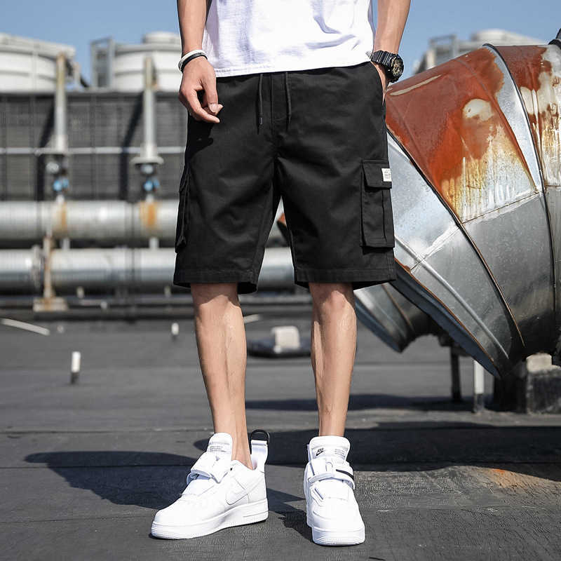 Brand Men Shorts Acitve Cargo Workout Jogger Sweatpants Fitness Mens Beach Board Short Quick-drying Breathable Sweat Dropship Z0303